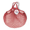 Borsa a rete in cotone con manico a mano rosso mattone brique Filt 1860