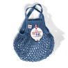 Filt 1860 blue jeans bleu jean small cotton mesh net shopping bag with handle