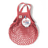 Borsa a rete piccola in cotone rosso mattone brique Filt 1860