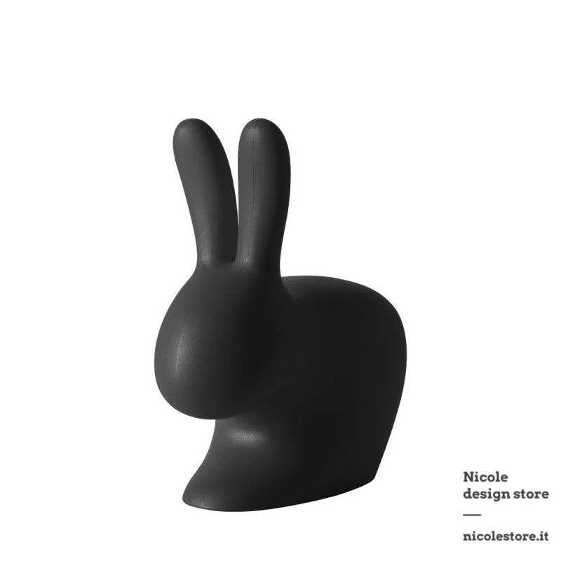 Qeeboo Rabbit Chair Black