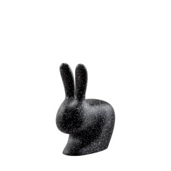 Qeeboo Rabbit Chair Baby Dots Black White