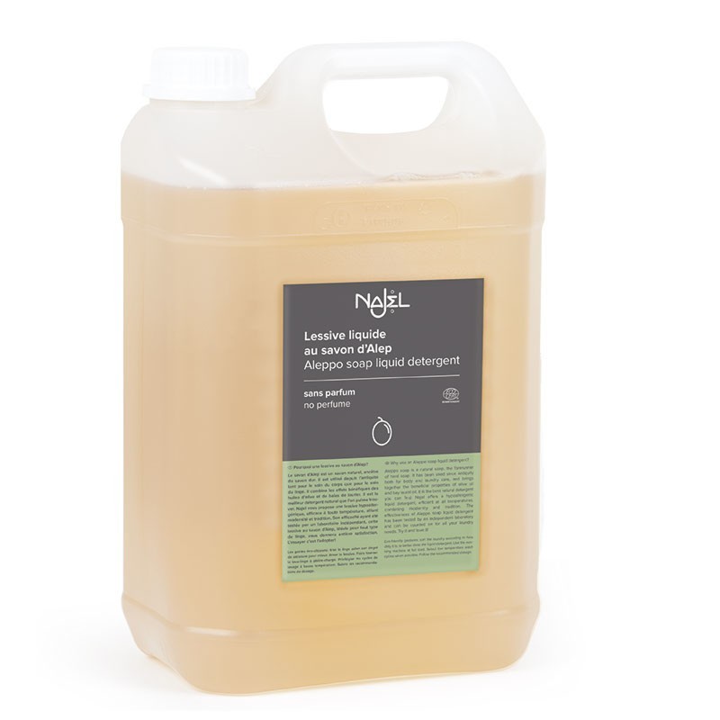 Liquid Aleppo soap laundry detergent 5 L - Lessive liquide - Najel
