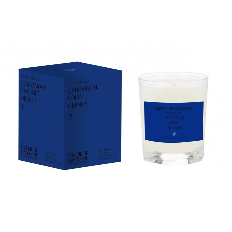 Cardamom coconut orange candle Cirerie de Gascogne