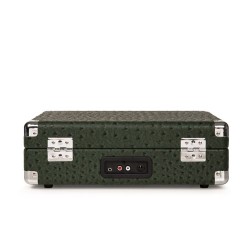 Crosley Cruiser Plus ostrich green suitcase bluetooth turntable