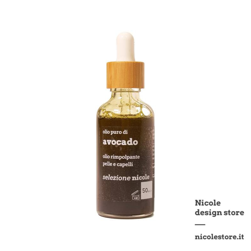 olio di avocado puro 50 ml selezione nicole