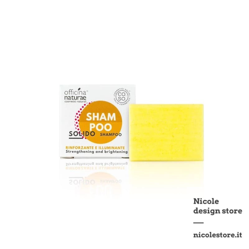 Officina Naturae mini size strengthening and brightening solid shampoo CO.SO. 15 g