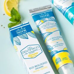 Officina Naturae Oral Care natural gel toothpaste lemon flavour  75 ml