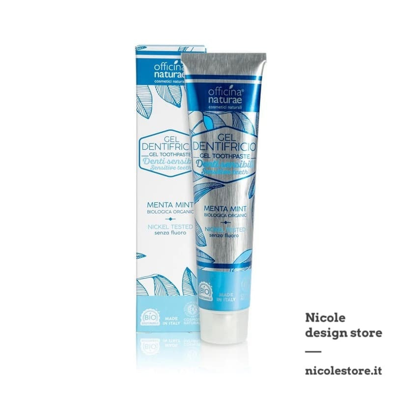 Officina Naturae Oral Care organic gel toothpaste for sensitive teeth 75 ml