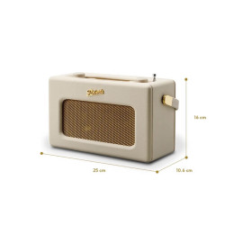 Roberts Radio Revival iStream 3L pastel cream