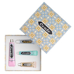 Couto regenerating and protective gift set for teeth, face, hands, and body