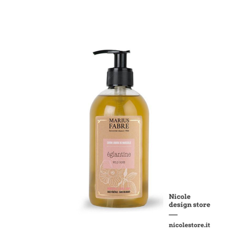 Marius Fabre 400 ml wild rose Marseille liquid soap Le Bien-être