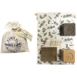 Marius Fabre gift pouch Noël discover Marseille soap