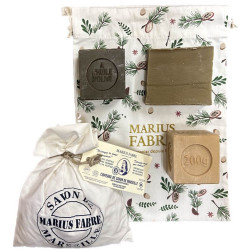 Marius Fabre gift pouch Noël discover Marseille soap