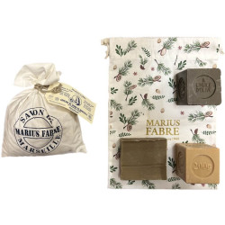 Marius Fabre gift pouch Noël discover Marseille soap