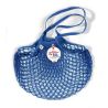 Borsa a rete in cotone con manico a spalla blu bleu Matisse Filet Filt 1860