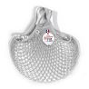 Filt 1860 gris pluie rain grey cotton mesh net shopping bag with handle